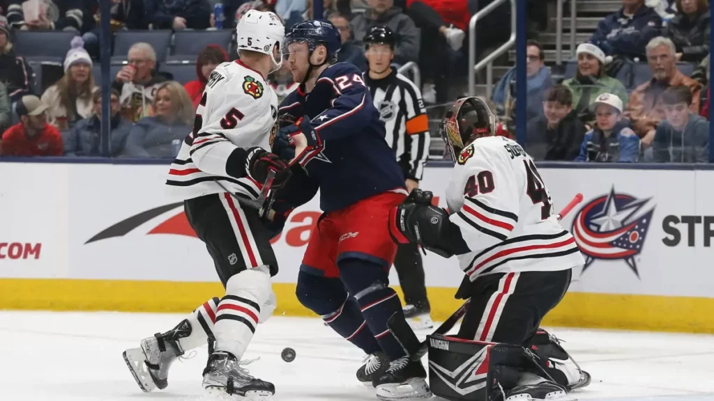 blue jackets vs blackhawks 2025