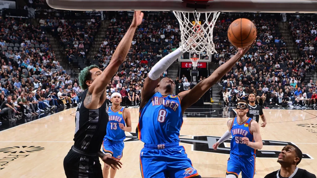 thunder at spurs