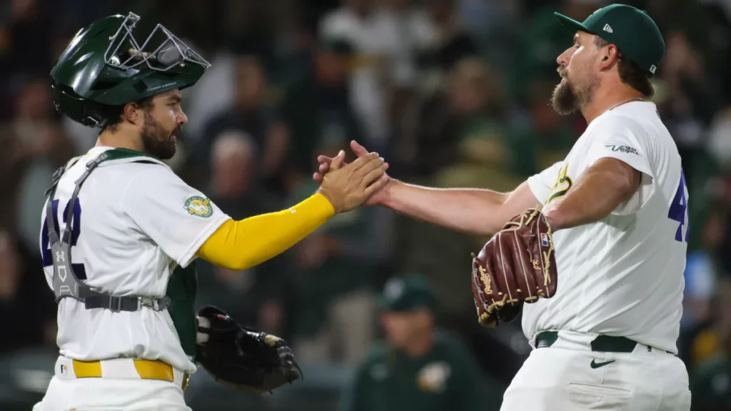Oakland Athletics 6, Texas Rangers 5